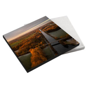 Von oben auf die Welt 20x20x2 cm (BxHxT)