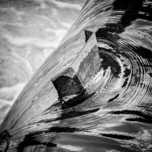 Das Wasser das rinnt 20x20x2 cm (BxHxT)